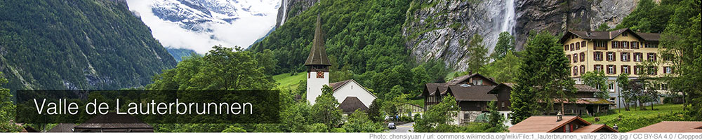 Valle de Lauterbrunnen Valle de Lauterbrunnen