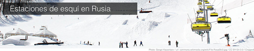 Estaciones de esqui en Rusia