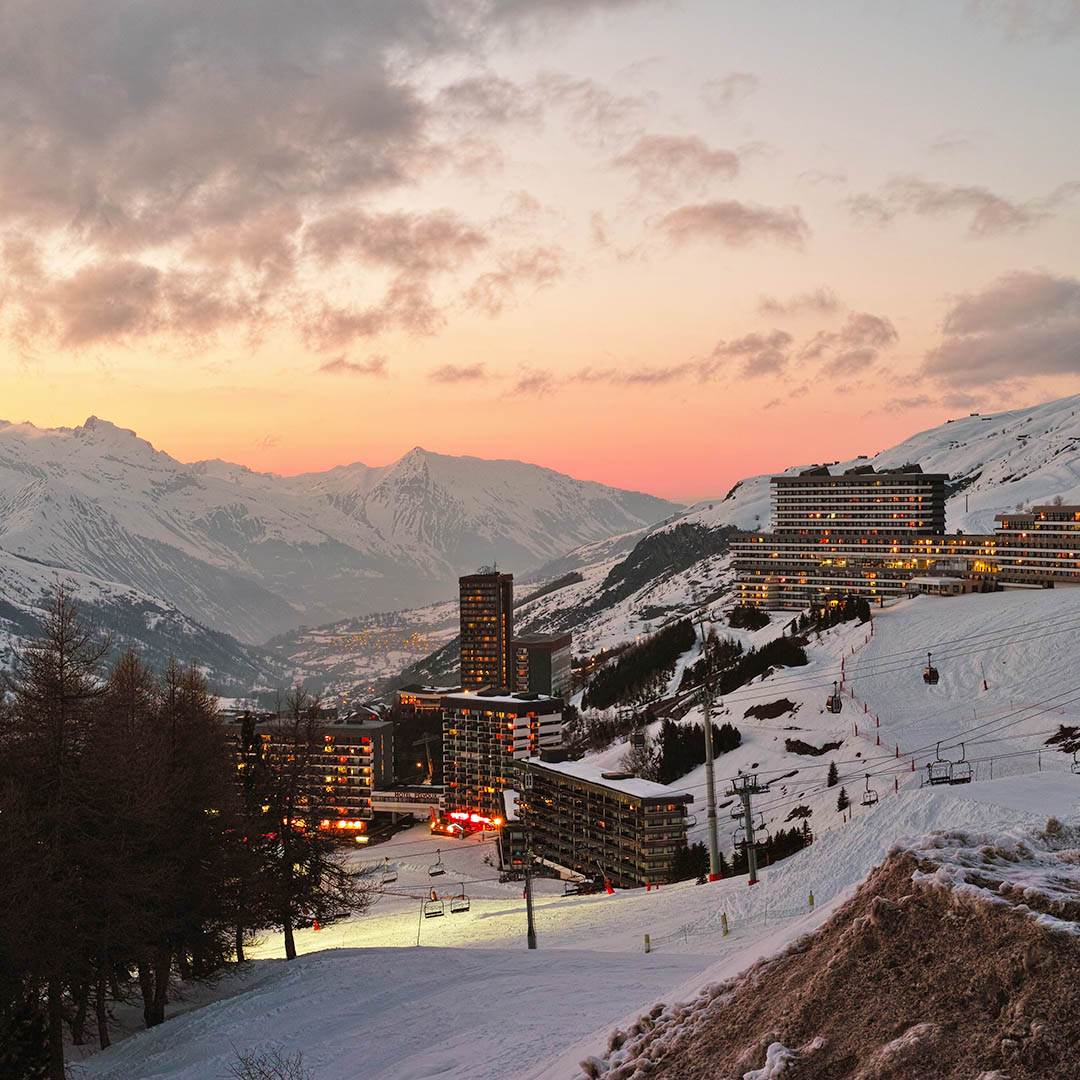 Estaciones de esqui en los Alpes